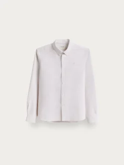Alvaro Moreno Camisas|CAMISA OXFORD SOLID KIDS Beige