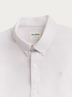 Alvaro Moreno Camisas|CAMISA OXFORD SOLID KIDS Beige