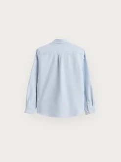 Alvaro Moreno Camisas|CAMISA OXFORD SOLID KIDS Azul
