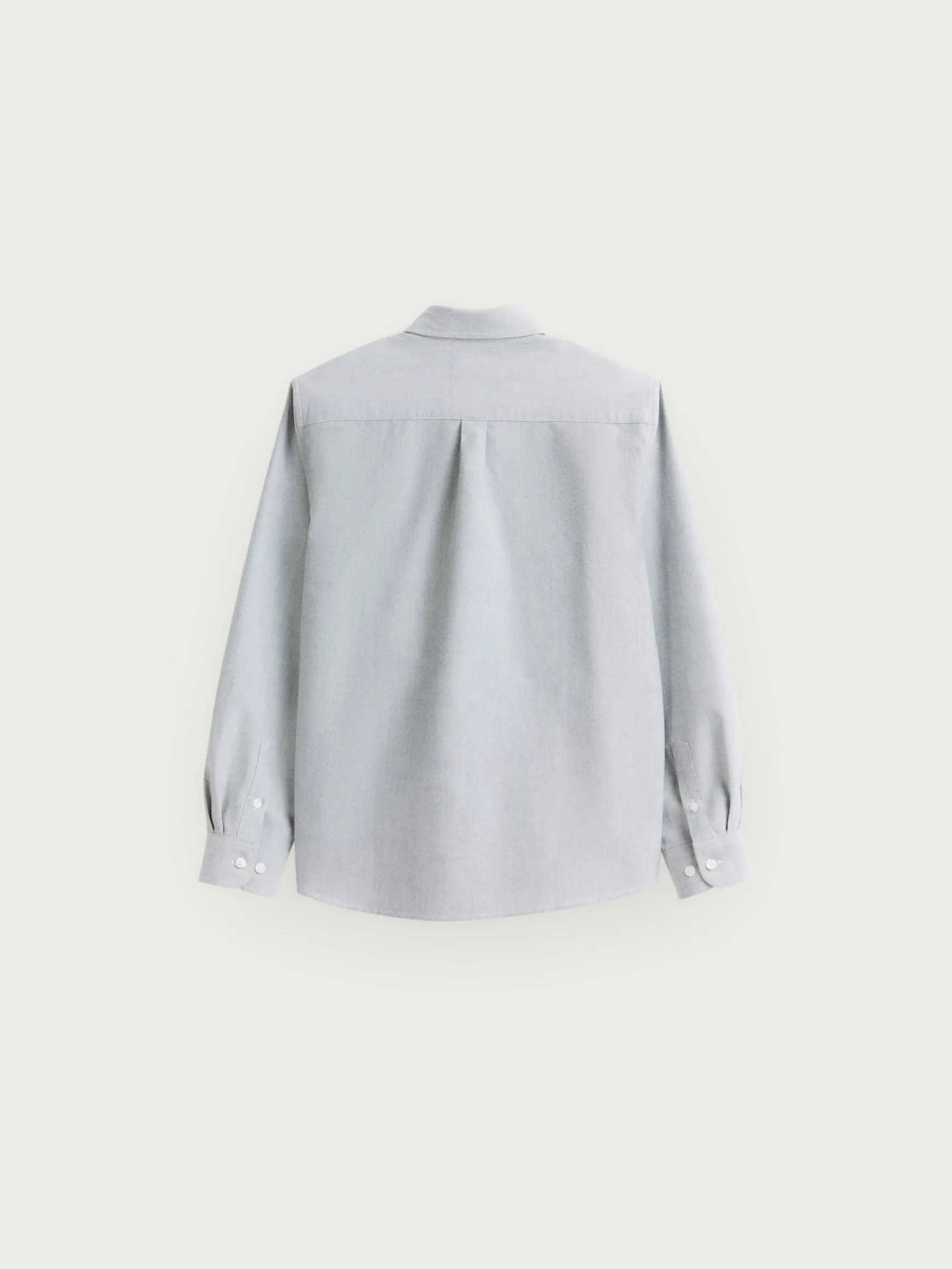 Alvaro Moreno Camisas|CAMISA OXFORD SOLID KIDS Verde
