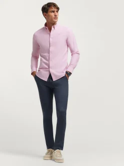 Alvaro Moreno Oxford|CAMISA OXFORD SOLID Rosa