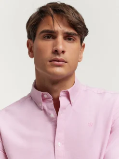 Alvaro Moreno Oxford|CAMISA OXFORD SOLID Rosa