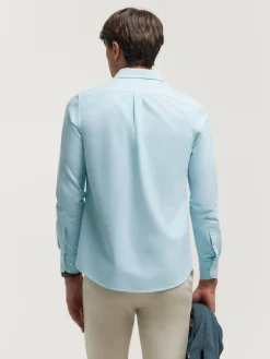 Alvaro Moreno Oxford|CAMISA OXFORD SOLID Verde Agua