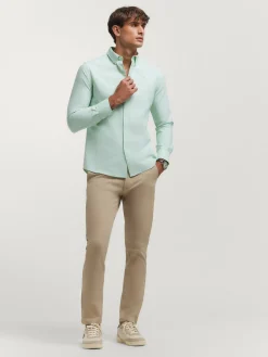 Alvaro Moreno Oxford|CAMISA OXFORD SOLID Verde