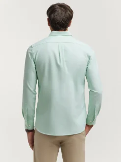Alvaro Moreno Oxford|CAMISA OXFORD SOLID Verde