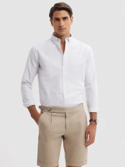 Alvaro Moreno Oxford|CAMISA OXFORD SUNNY Beige