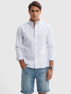 Alvaro Moreno Oxford|CAMISA OXFORD SUNNY Celeste