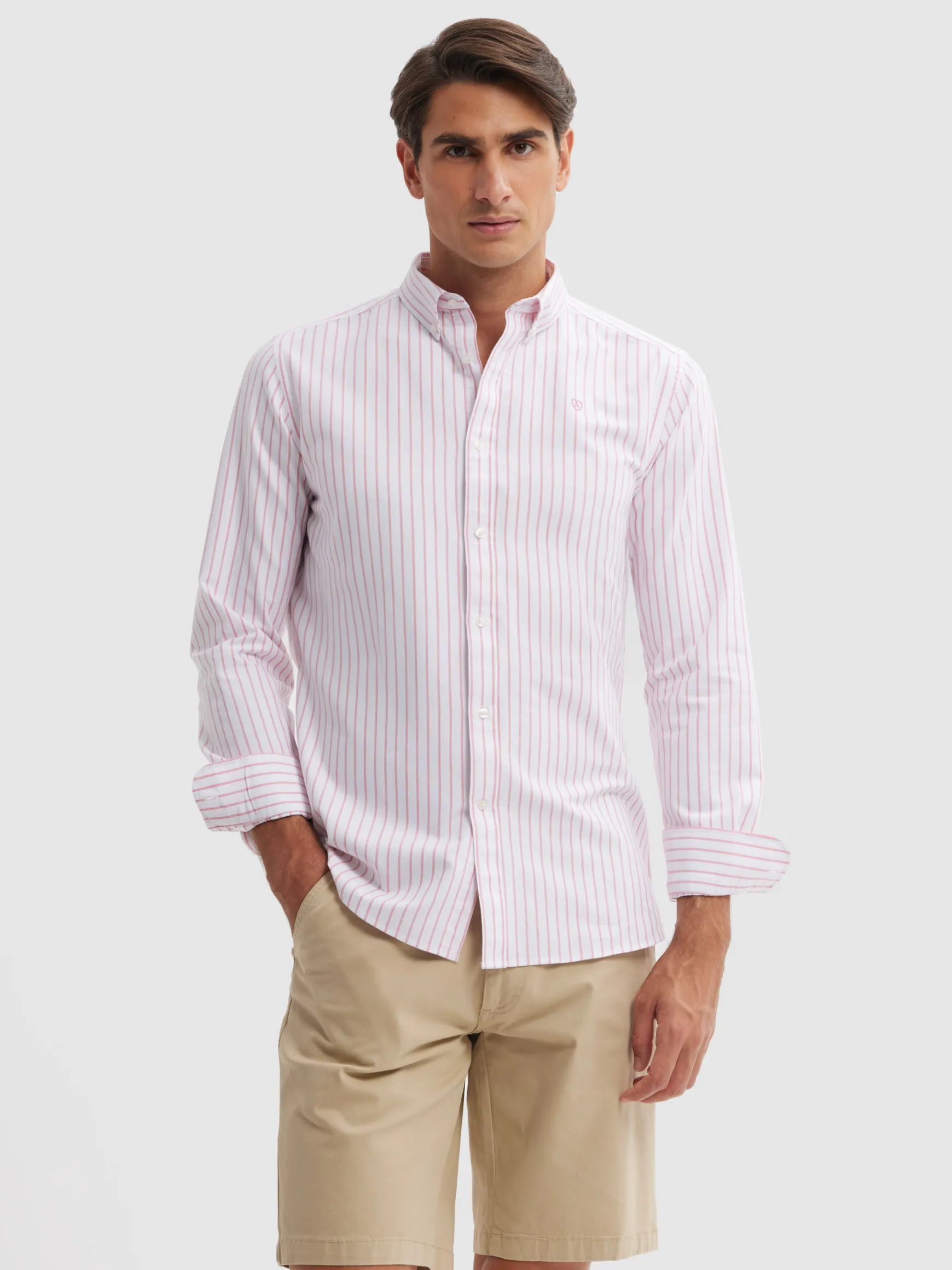 Alvaro Moreno Oxford|CAMISA OXFORD SUNNY Coral