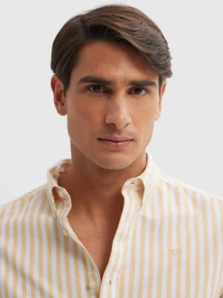 Alvaro Moreno Oxford|CAMISA OXFORD SUNSET Amarillo