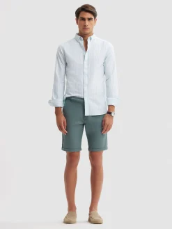 Alvaro Moreno Oxford|CAMISA OXFORD SUNSET Verde Agua