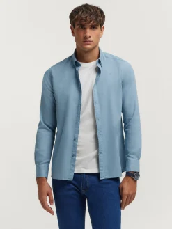 Alvaro Moreno Casual|CAMISA PANAMA DYE Azul
