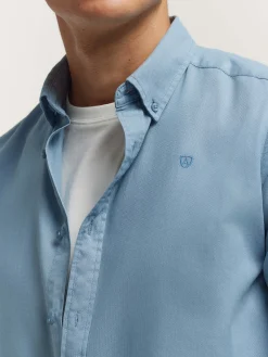 Alvaro Moreno Casual|CAMISA PANAMA DYE Azul