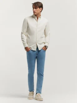 Alvaro Moreno Casual|CAMISA PANAMA DYE Beige