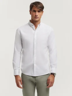 Alvaro Moreno Casual|CAMISA PANAMA DYE Blanco