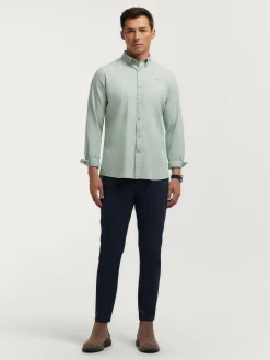 Alvaro Moreno Casual|CAMISA PANAMA DYE Verde