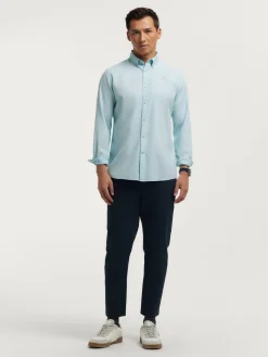 Alvaro Moreno Casual|CAMISA PANAMA DYE Verde Agua