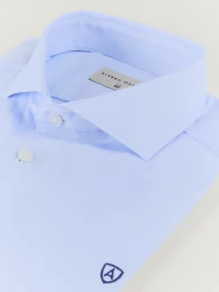 Alvaro Moreno Camisas Vestir|Camisas Vestir|CAMISA PANAMA P.DOBLE Celeste