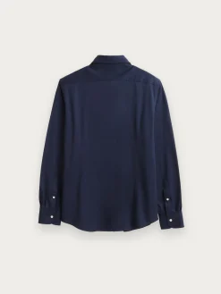 Alvaro Moreno Casual|CAMISA PUNTO ELASTICO Azul Marino