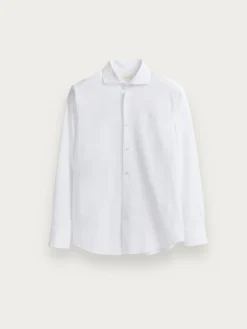 Alvaro Moreno Casual|CAMISA PUNTO ELASTICO Blanco