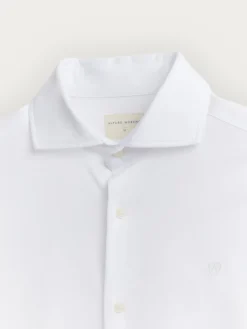 Alvaro Moreno Casual|CAMISA PUNTO ELASTICO Blanco
