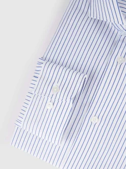 Alvaro Moreno Camisas Vestir|Camisas Vestir|CAMISA RAYAS DOBBY Azul