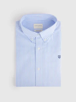 Alvaro Moreno Camisas Vestir|Camisas Vestir|CAMISA RAYAS DUTTON Celeste