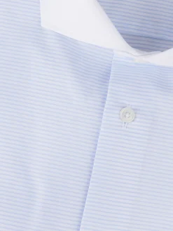 Alvaro Moreno Camisas Vestir|Camisas Vestir|CAMISA RAYAS P.DOBLE Celeste