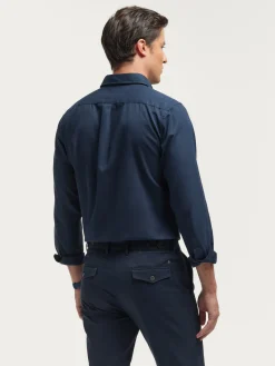 Alvaro Moreno Casual|CAMISA TWILL DYE Azul Marino