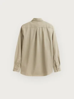 Alvaro Moreno Casual|CAMISA TWILL DYE Beige
