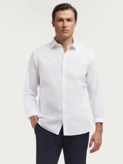 Alvaro Moreno Casual|CAMISA TWILL DYE Blanco