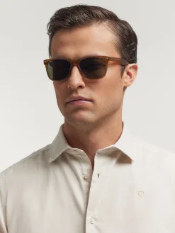 Alvaro Moreno Casual|CAMISA TWILL DYE Crudo