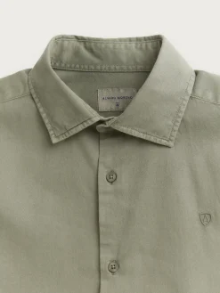 Alvaro Moreno Casual|CAMISA TWILL DYE Verde