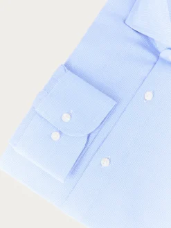 Alvaro Moreno Camisas Vestir|Vestir|CAMISA VESTIR DOBBY Azul