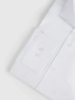 Alvaro Moreno Camisas Vestir|Camisas Vestir|CAMISA VESTIR HERRINGBONE Blanco