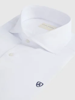 Alvaro Moreno Camisas Vestir|Camisas Vestir|CAMISA VESTIR HERRINGBONE Blanco