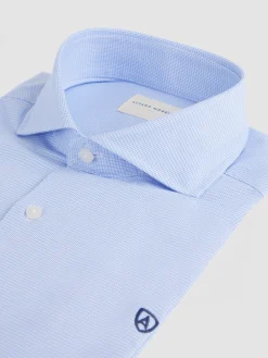 Alvaro Moreno Camisas Vestir|Camisas Vestir|CAMISA VESTIR PATA GALLO Azul