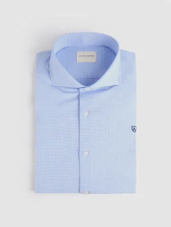 Alvaro Moreno Camisas Vestir|Camisas Vestir|CAMISA VESTIR PATA GALLO Azul