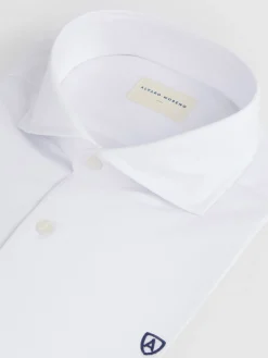 Alvaro Moreno Camisas Vestir|Camisas Vestir|CAMISA VESTIR TWILL Blanco