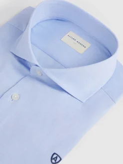 Alvaro Moreno Camisas Vestir|Camisas Vestir|CAMISA VESTIR TWILL Celeste