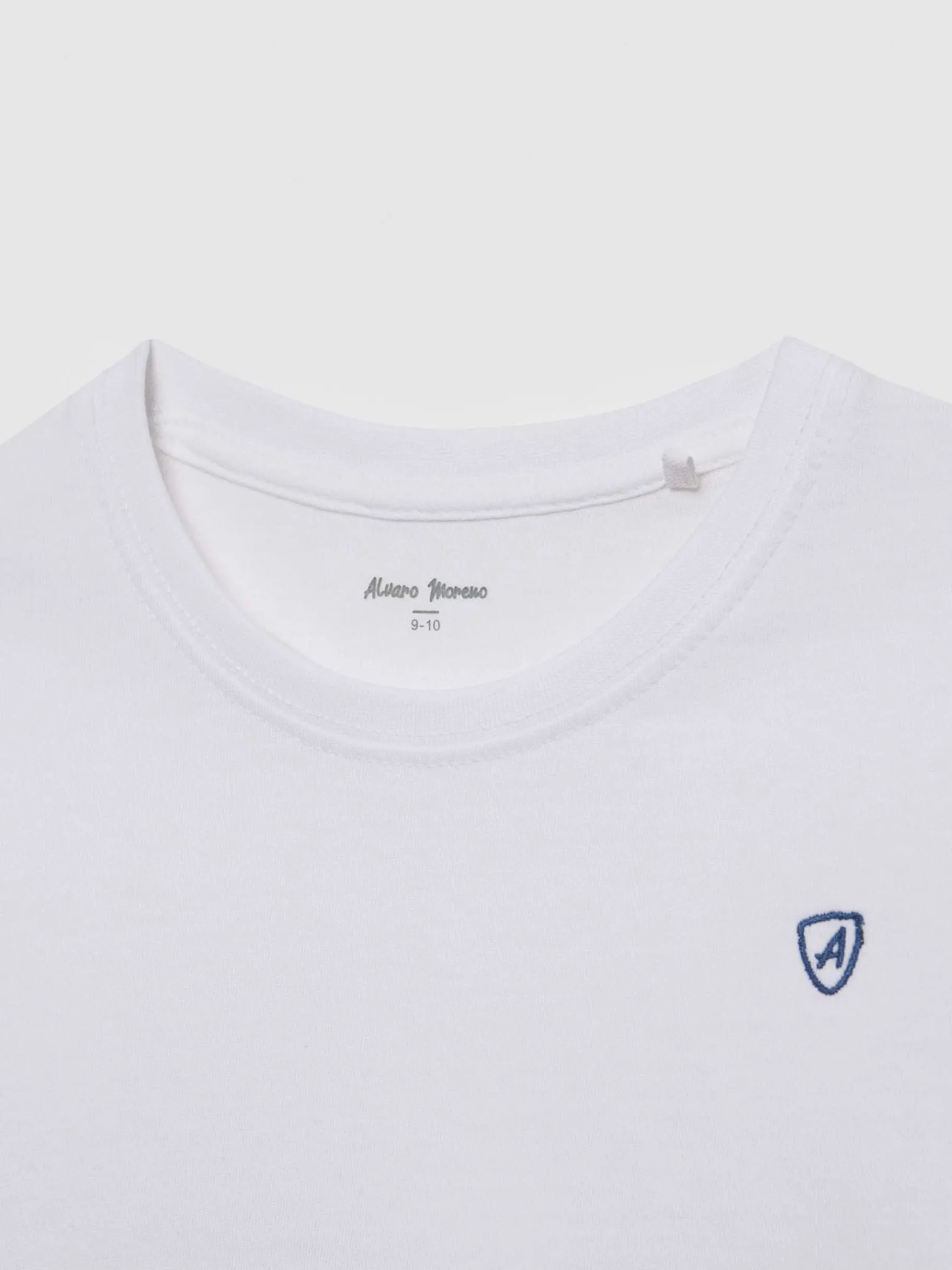 Alvaro Moreno Camisetas|CAMISETA BASIC KIDS Blanco