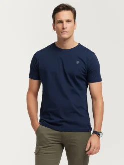 Alvaro Moreno Camisetas|CAMISETA BASICA Azul Marino