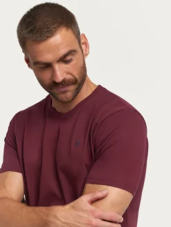 Alvaro Moreno Camisetas|CAMISETA BASICA Burdeos