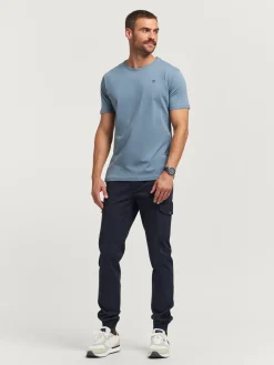 Alvaro Moreno Camisetas|CAMISETA BASICA Celeste