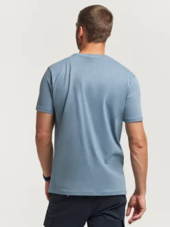 Alvaro Moreno Camisetas|CAMISETA BASICA Celeste