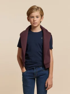 Alvaro Moreno Camisetas|CAMISETA BASICA KIDS Azul Marino