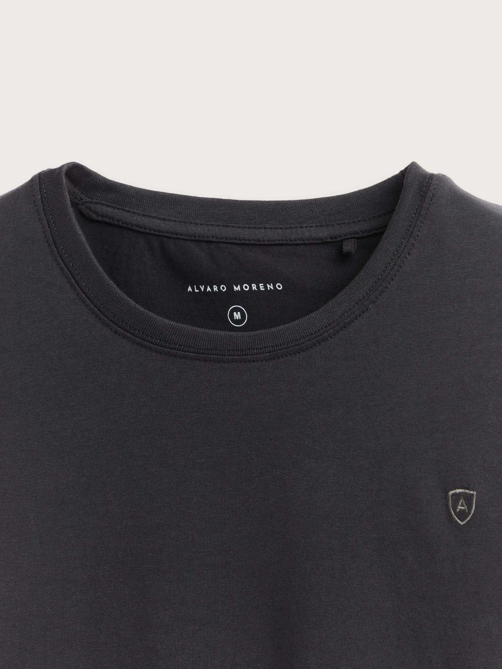 Alvaro Moreno Camisetas|CAMISETA BASICA Negro