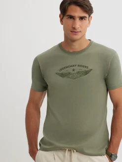 Alvaro Moreno Camisetas|CAMISETA FREEDOM Verde