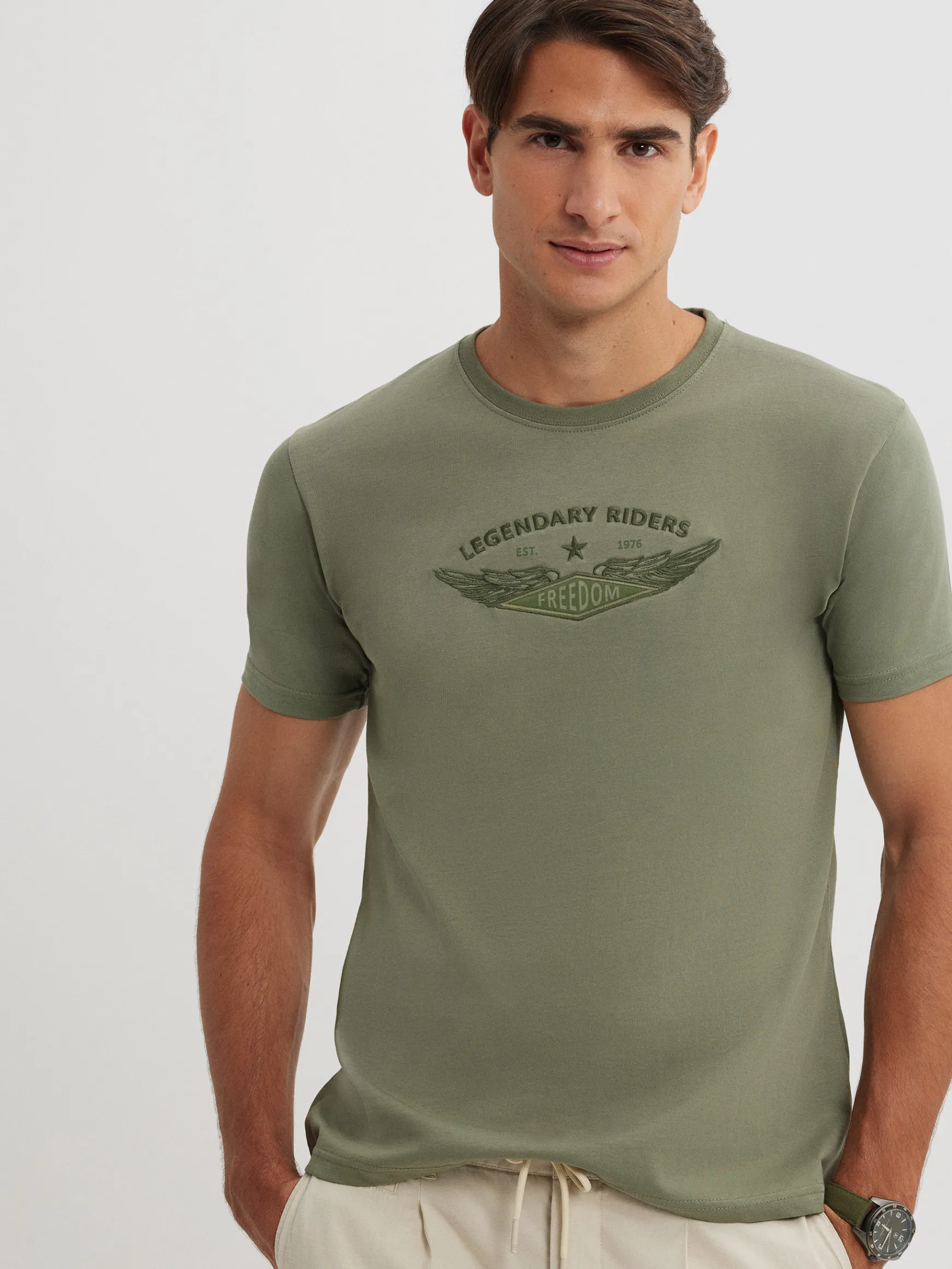 Alvaro Moreno Camisetas|CAMISETA FREEDOM Verde
