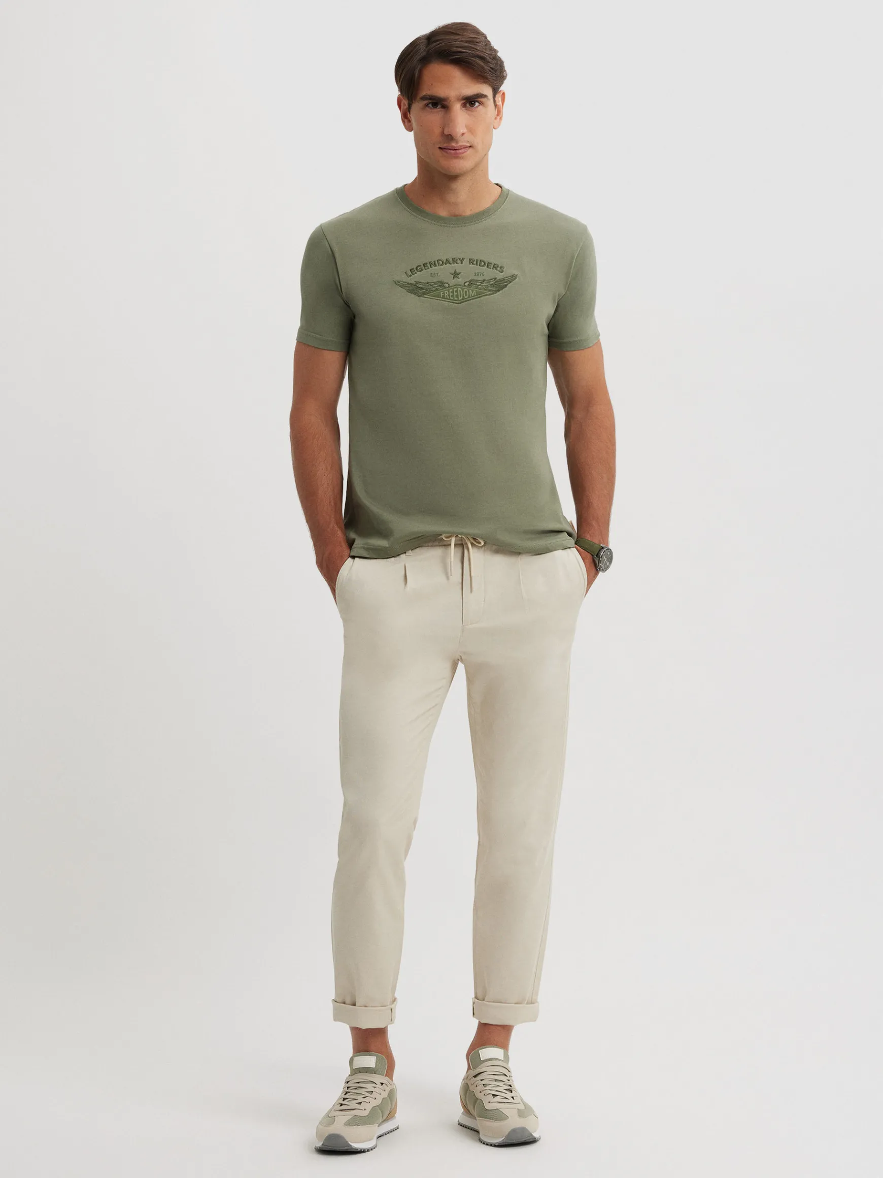 Alvaro Moreno Camisetas|CAMISETA FREEDOM Verde