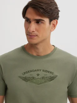 Alvaro Moreno Camisetas|CAMISETA FREEDOM Verde